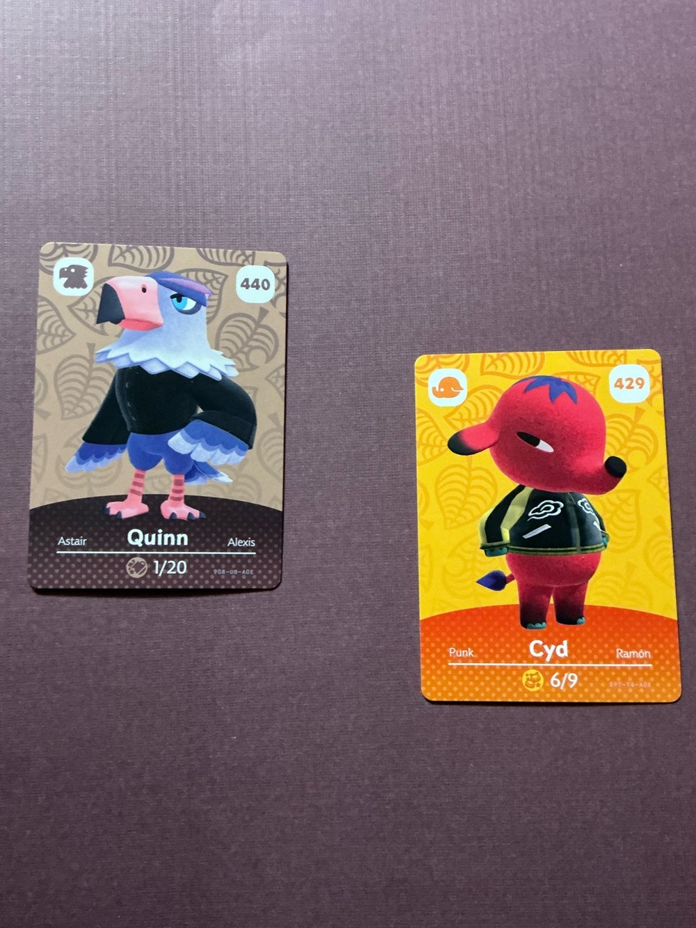 Quinn and Cyd Collectible Card Art